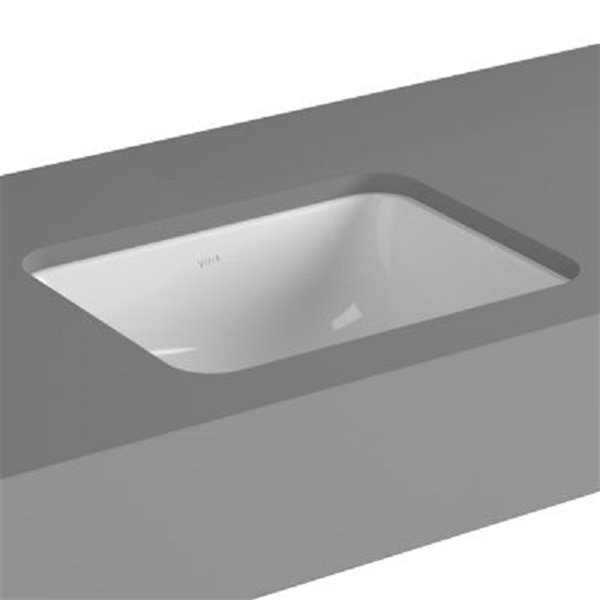 Cheviot Seville Undermount Bathroom Sink - 17.75-in - White