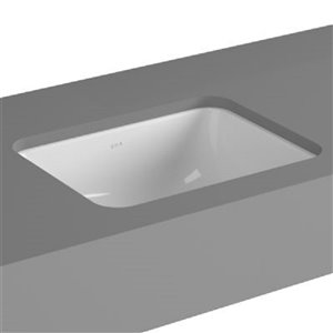 Cheviot Seville Undermount Bathroom Sink - 17.75-in - White