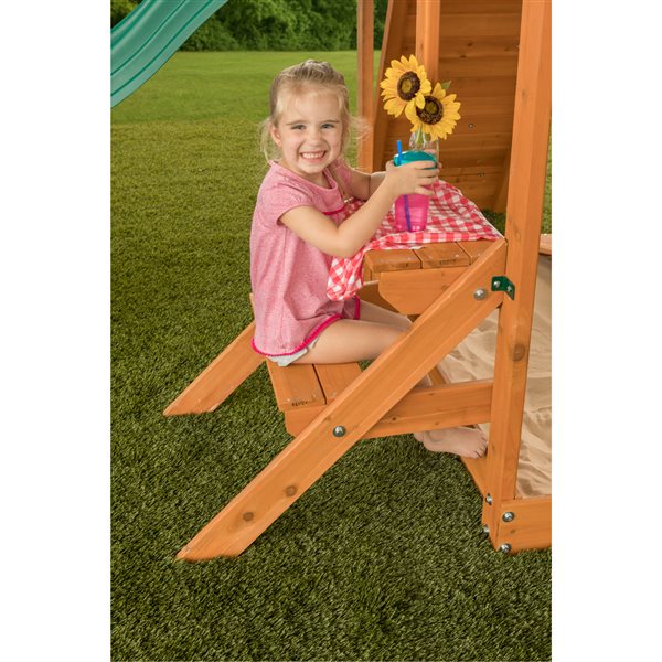 sky view wooden playset