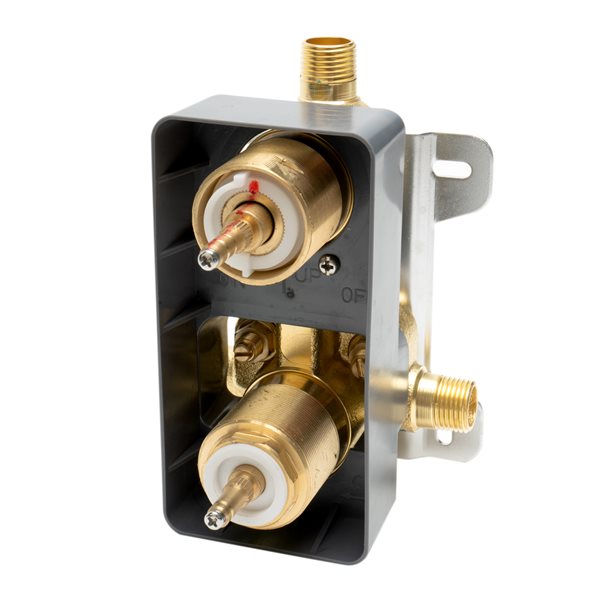 ALFI brand Thermostatic Mixing Shower Valve - Brushed Nickel