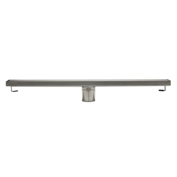 ALFI brand Linear Shower Drain - 24-in - Brushed Stainless Steel