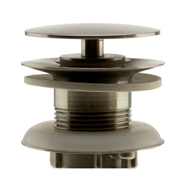 ALFI brand Bathroom Sink Pop Up Drain - Universal Fit - Brushed Stainless Steel