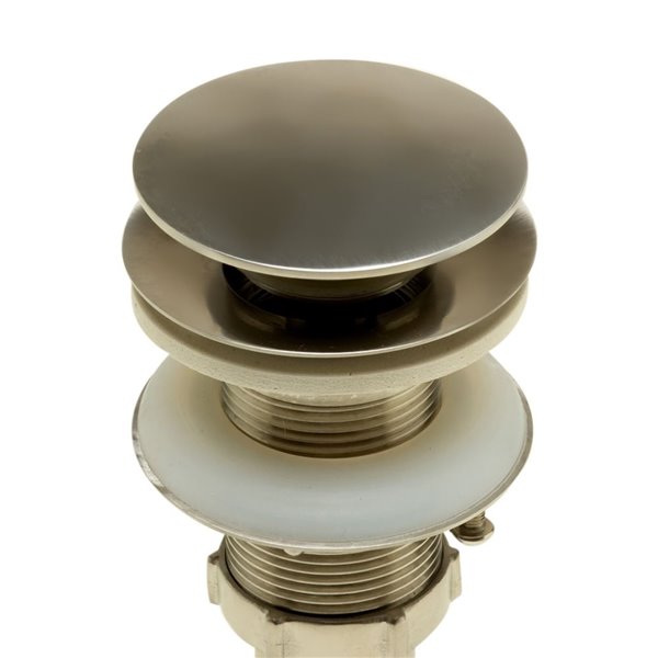ALFI brand Bathroom Sink Pop Up Drain - Universal Fit - Brushed Stainless Steel