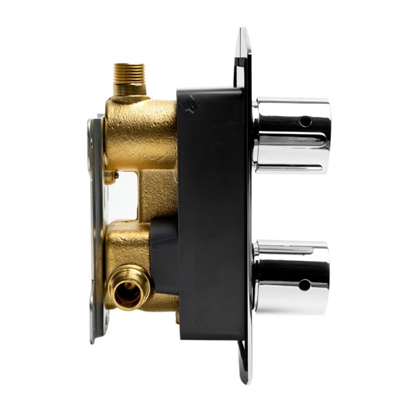 ALFI brand Thermostatic Mixing Shower Valve 2Handle Polished Chrome AB3809PC RONA