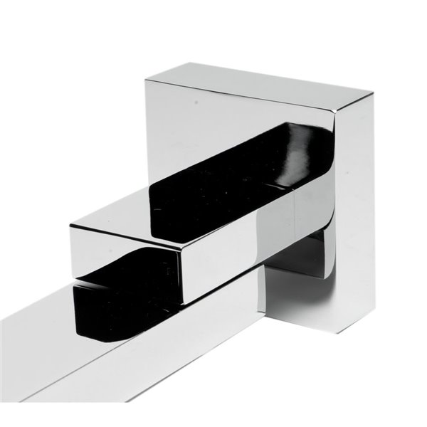 ALFI brand Square Bathtub Spout - 10.25-in - Polished Chrome