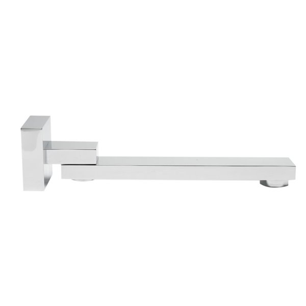 ALFI brand Square Bathtub Spout - 10.25-in - Polished Chrome