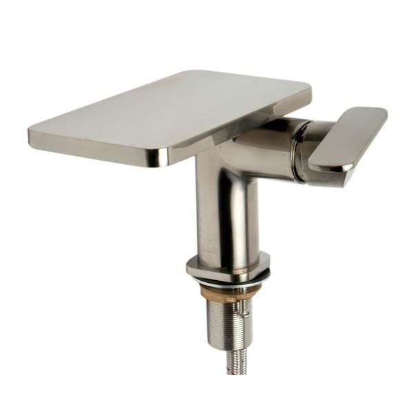 ALFI brand Bathroom Sink Faucet - 1-Handle - Single Hole - Brushed Nickel