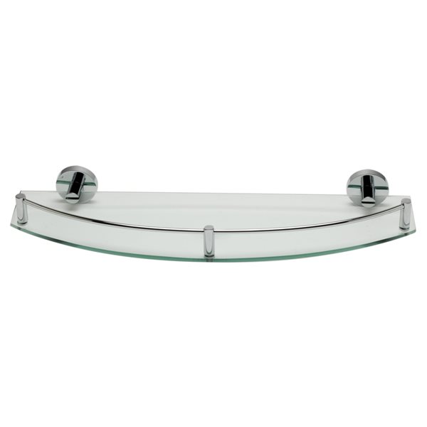 ALFI brand Bathroom Shelf - 1-Tier - 19.75-in - Polished Chrome