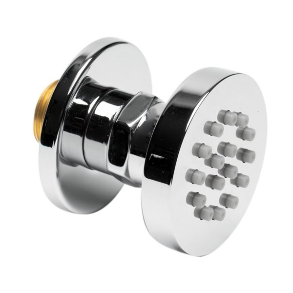 ALFI brand Round Adjustable Shower Jet - 2-in - Polished Chrome