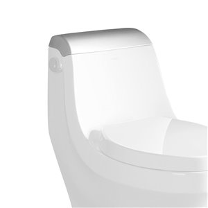 EAGO Replacement Toilet Tank Lid - 7-in x 2.25-in - White Porcelain