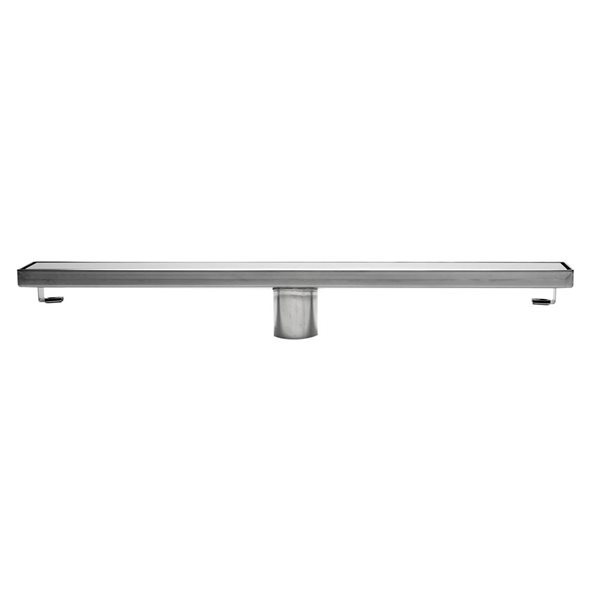 ALFI brand Linear Shower Drain - 24-in - Polished Stainless Steel