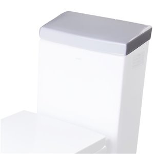 EAGO Replacement Porcelain Toilet Tank Lid - 7-in x 2.5-in - White