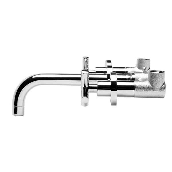 ALFI brand Wall Mount Bathroom Sink Faucet - 2-Handle - Polished Chrome