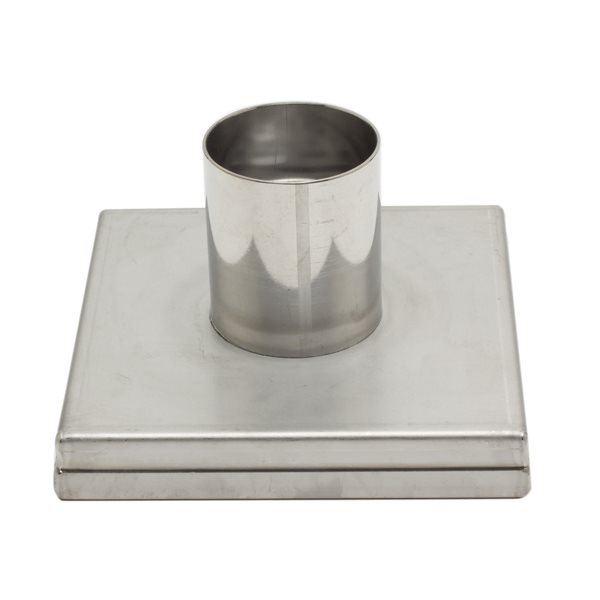 ALFI brand Square Shower Drain - 5.25-in - Brushed Stainless Steel