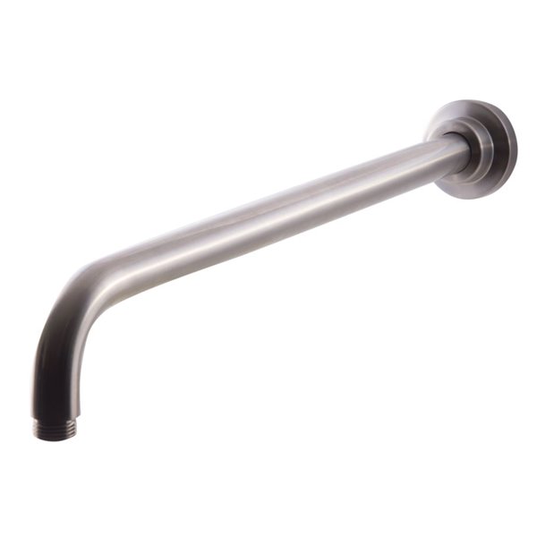 ALFI brand Round Bathtub/Shower Arm - 2.38-in - Brushed Nickel