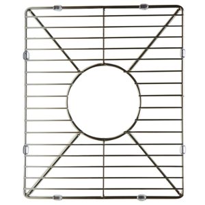 ALFI Brand Sink Grid - Center Drain - 13.25-in x 11-in - Stainless Steel