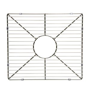ALFI Brand Sink Grid - Center Drain - 16.5-in x 14.75-in - Stainless Steel