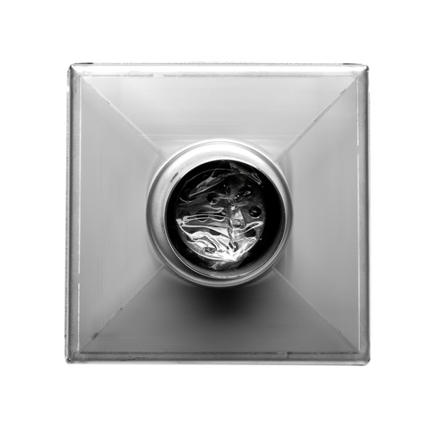 ALFI brand Square Linear Shower Drain - 5.25-in - Polished Stainless Steel