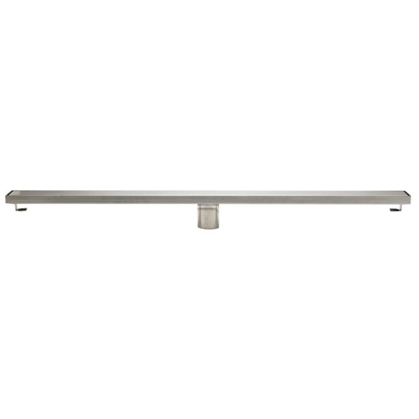 ALFI brand Linear Shower Drain - 36-in - Brushed Stainless Steel