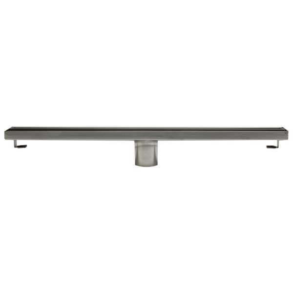 ALFI brand Linear Shower Drain - 24-in - Brushed Stainless Steel