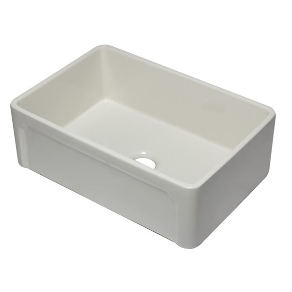 Image of Alfi Brand | Apron Front/farmhouse Kitchen Sink - Single Bowl - 29.75-In X 20.88-In - Off-White | Rona