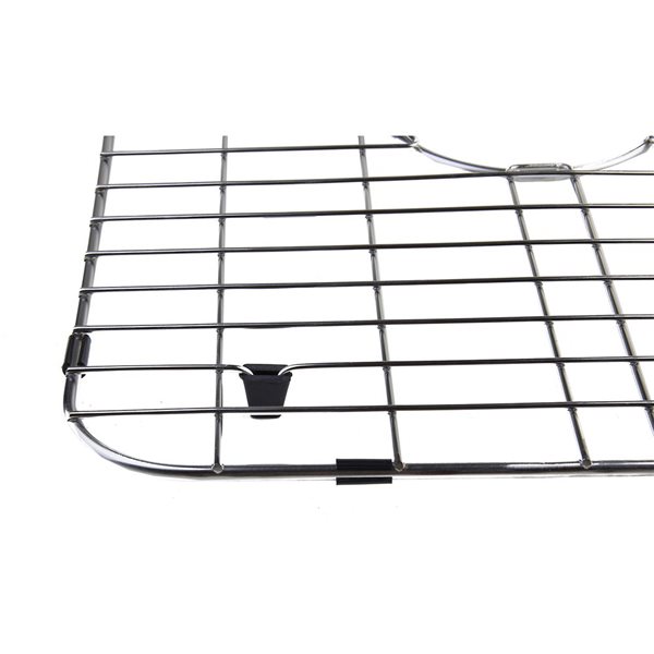 ALFI brand Sink Grid - Right Drain - 13.75-in x 15-in - Stainless Steel