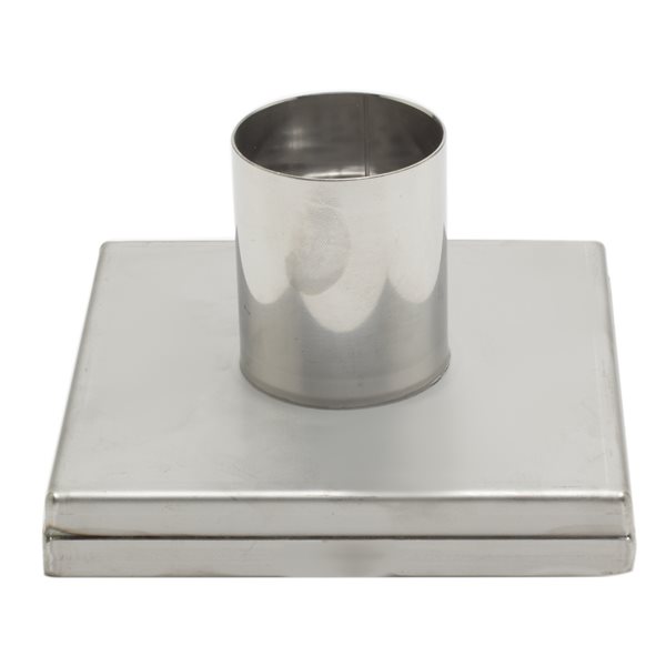 ALFI brand Square Linear Shower Drain - 5.25-in - Stainless Steel