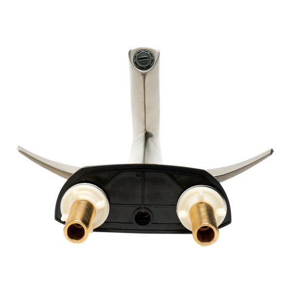 ALFI brand Bathroom Sink Faucet - 2-Handle - 4-in - Brushed Nickel