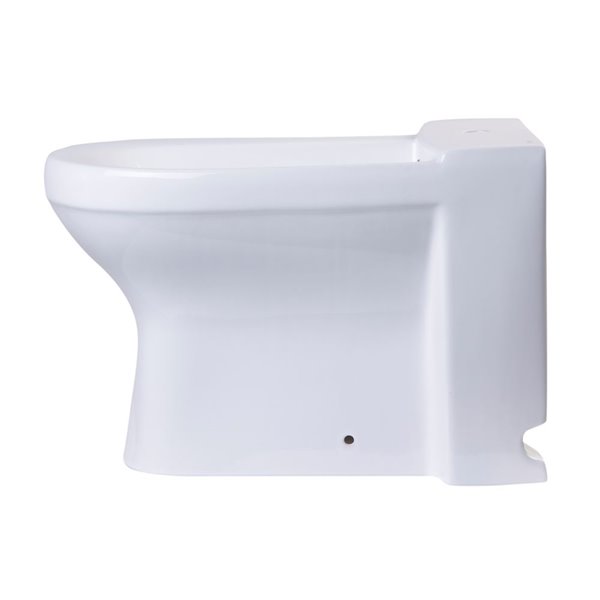 EAGO Bidet with Elonagated Seat - White Ceramic