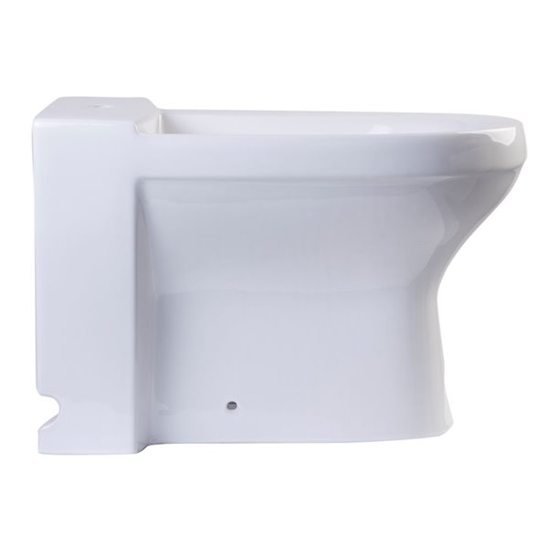 EAGO Bidet with Elonagated Seat - White Ceramic