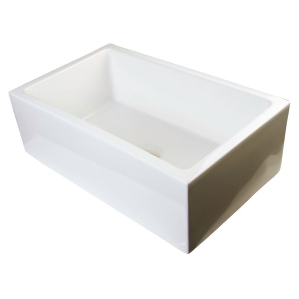 Image of Alfi Brand | Apron Front/farmhouse Kitchen Sink - Single Bowl - 30-In X 18.13-In - Off-White | Rona