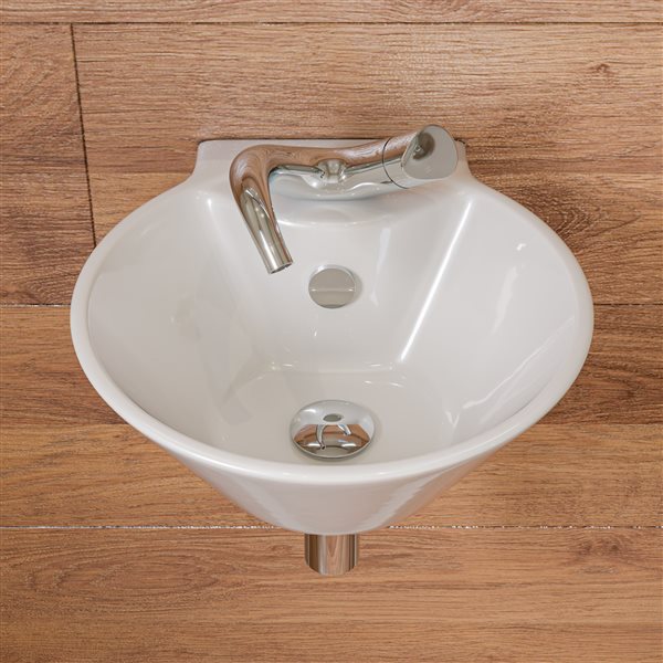 ALFI brand Bathroom Sink Pop Up Drain with Overflow - Polished Chrome