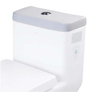 EAGO Replacement Toilet Tank Lid - 7-in x 2-in - White Porcelain