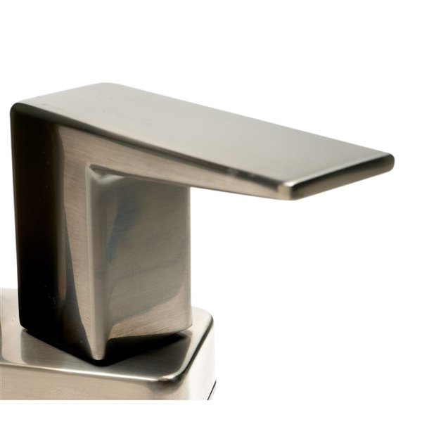 ALFI brand Centerset Bathroom Sink Faucet - 2-Handle - Brushed Nickel