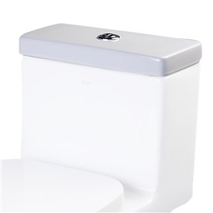EAGO Replacement Toilet Tank Lid - 7-in x 2.25-in - White Porcelain