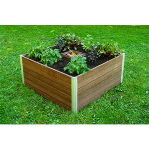 Jardin de compostage à trou de serrure URBANA de Vita, 4 pi x 4 pi