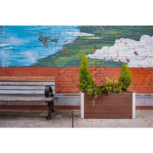 Jardinièere URBANA de Vita Parklette, 16 po x 39 po
