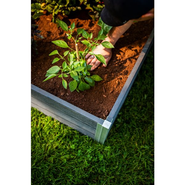 Vita URBANA Garden Bed - 4-ft x 4-ft x 11-in