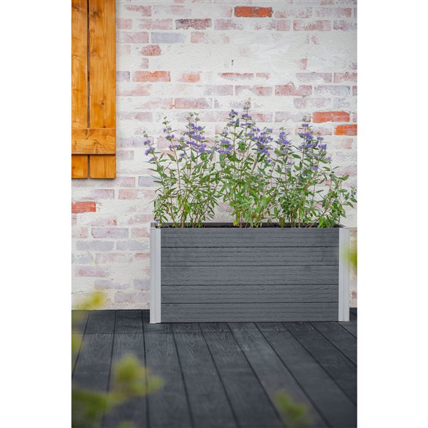 Vita URBANA Parklette Planter - Small - 16-in x 39-in x 18-in