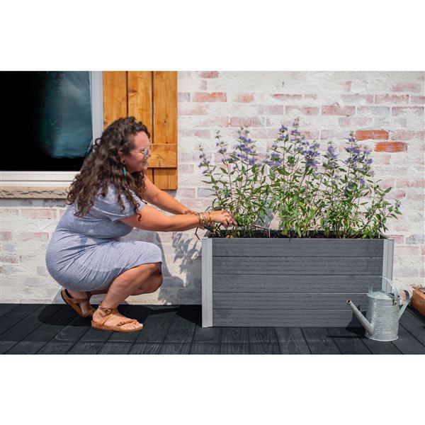 Vita URBANA Parklette Planter - Small - 16-in x 39-in x 18-in