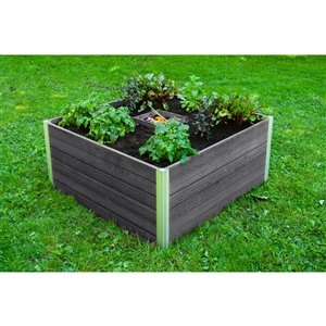 Vita URBANA Keyhole Garden - 4-ft x 4-ft