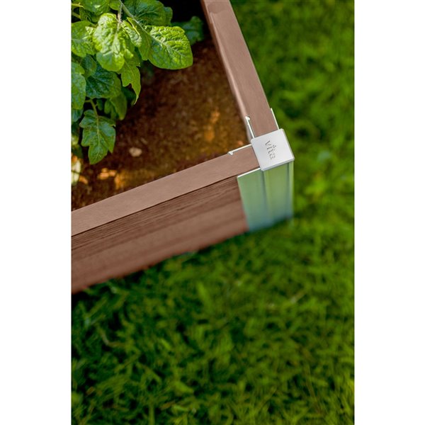 Vita URBANA Garden Bed - 4-ft x 4-ft x 11-in