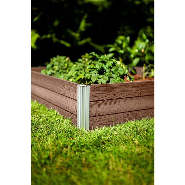 Vita URBANA Garden Bed - 4-ft x 4-ft x 11-in