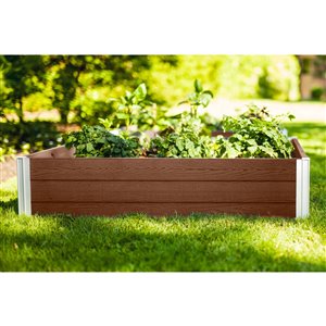 Vita URBANA Garden Bed - 4-ft x 4-ft x 11-in