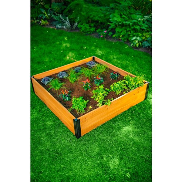 Vita MEZZA Garden Bed - 4-ft x 4-ft x 11-in