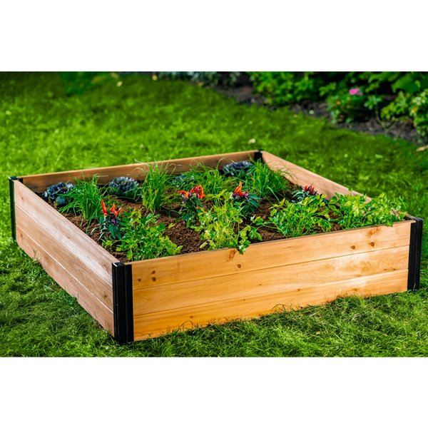 Vita MEZZA Garden Bed - 4-ft x 4-ft x 11-in