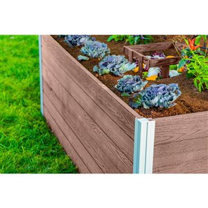 Jardin de compostage à trou de serrure Keyhole URBANA 3 pi x 5 pi