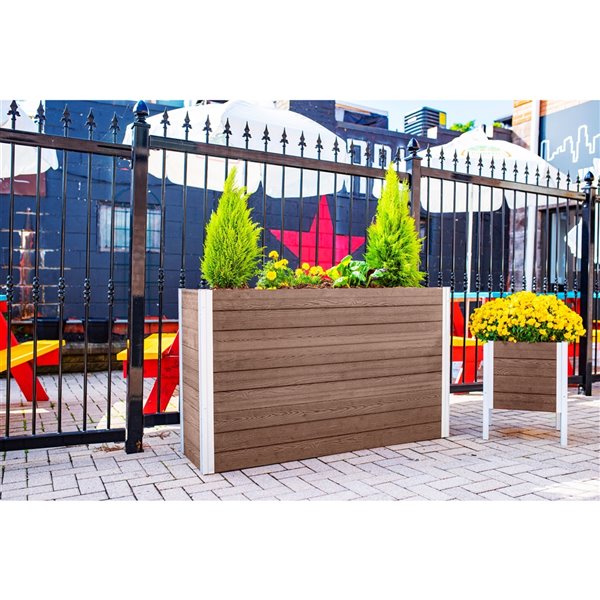 Vita URBANA Parklette Planter - Large - 16-in x 56-in x 33-in