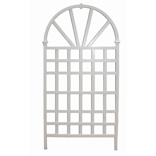 Vita Athens Decorative Lattice - White - 3.25-ft x 6.4-ft