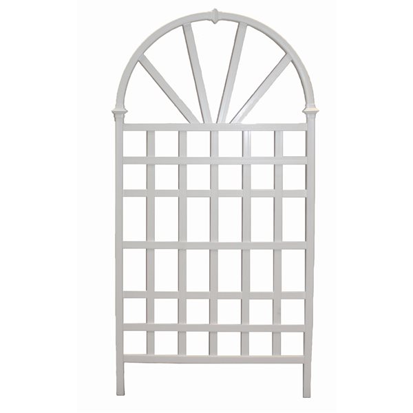 Vita Athens Decorative Lattice - White - 3.25-ft x 6.4-ft